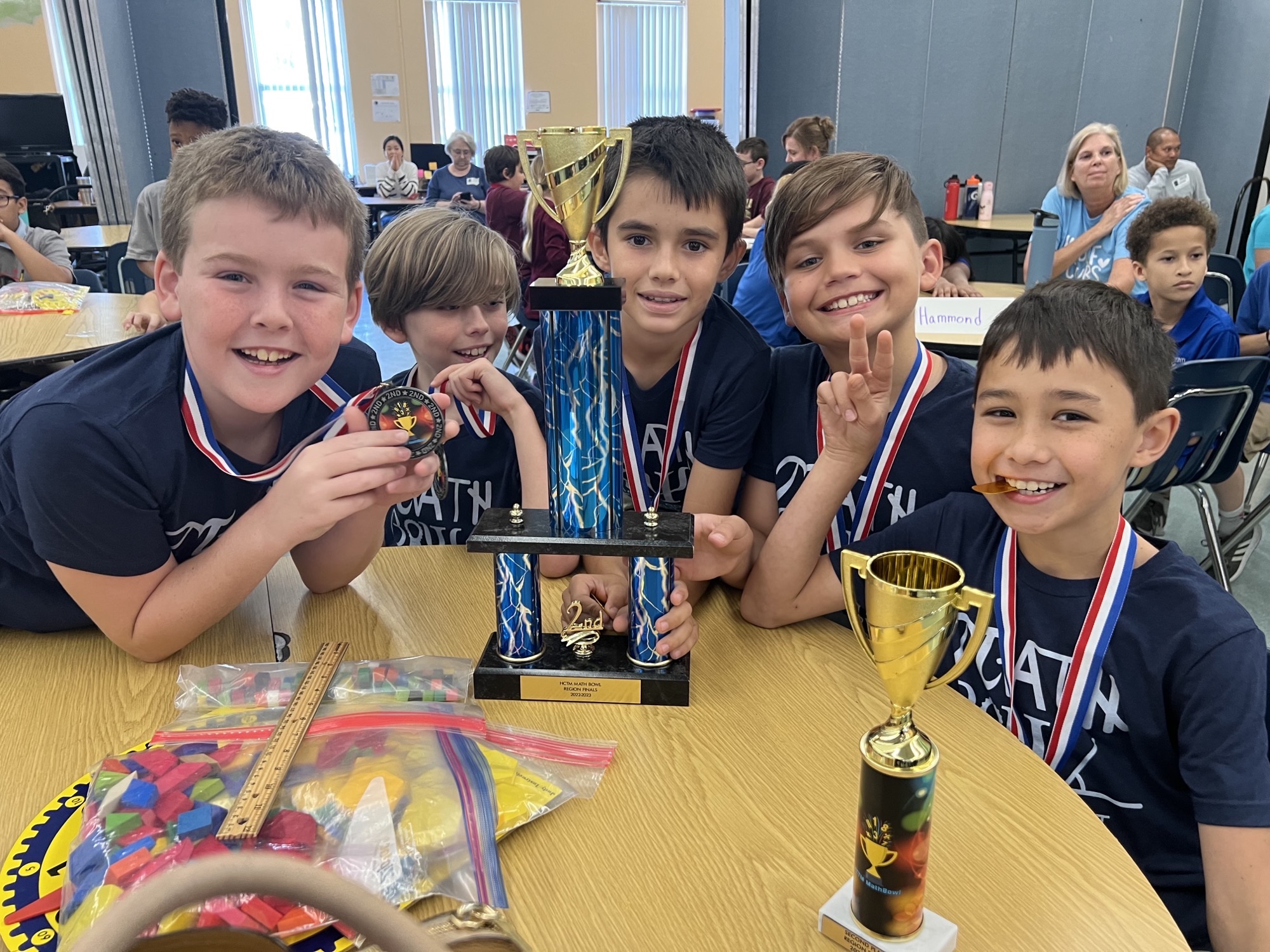 Local Elementary School wins 2nd place at Math Bowl!